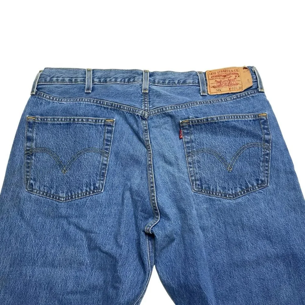 Levi’s 501 Button Fly Jeans Sz 40x30